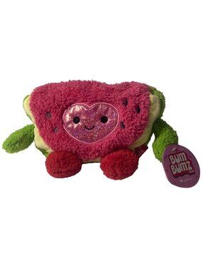 RUSS Weston Watermelon Heart Sweet Bum Bumz plush SweetBumz Valentine Day NWT
